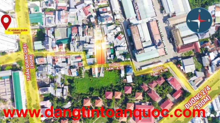 3 LÔ ĐẤT VÀNG - TÂM ĐIỂM XÂY DỰNG CĂN HỘ DỊCH VỤ dt: 101.6m2 3 tỷ 752tr lh e