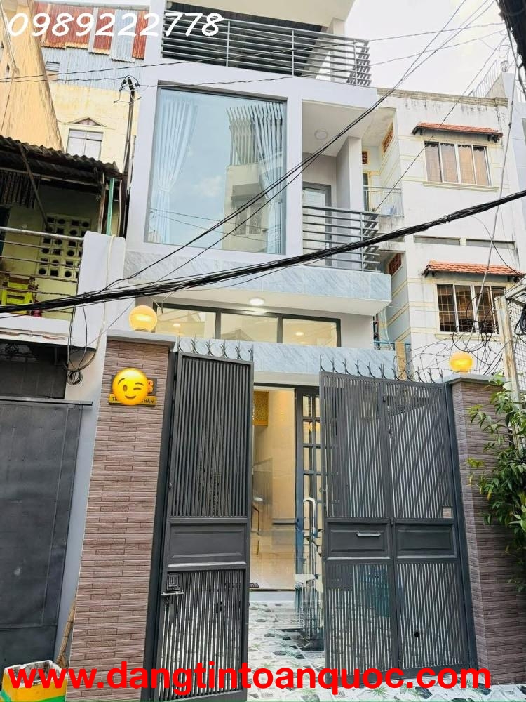 BÁN NHÀ  SIÊU PHẨM  - HXH 6M - TRẦN KHẮC CHÂN -P. TÂN ĐỊNH , QUẬN 1 - 4X15M - 4 TẦNG - 3PN. MT 167