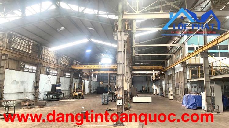 Cho thuê xưởng 2000m2 có 3 cẩu trục 5 tấn Phường Phước Tân, Đồng Nai