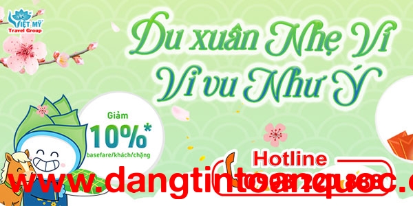 Bamboo Airways giảm 10% giá vé Du Xuân 2026