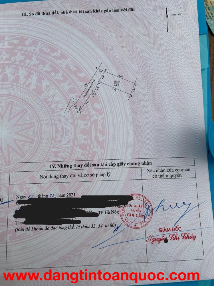 CHÍNH CHỦ CẨN BÁN ĐẤT 45 M2 KIM SƠN - GIA LÂM, GIA 2.65 TỶ, LH 0985865658