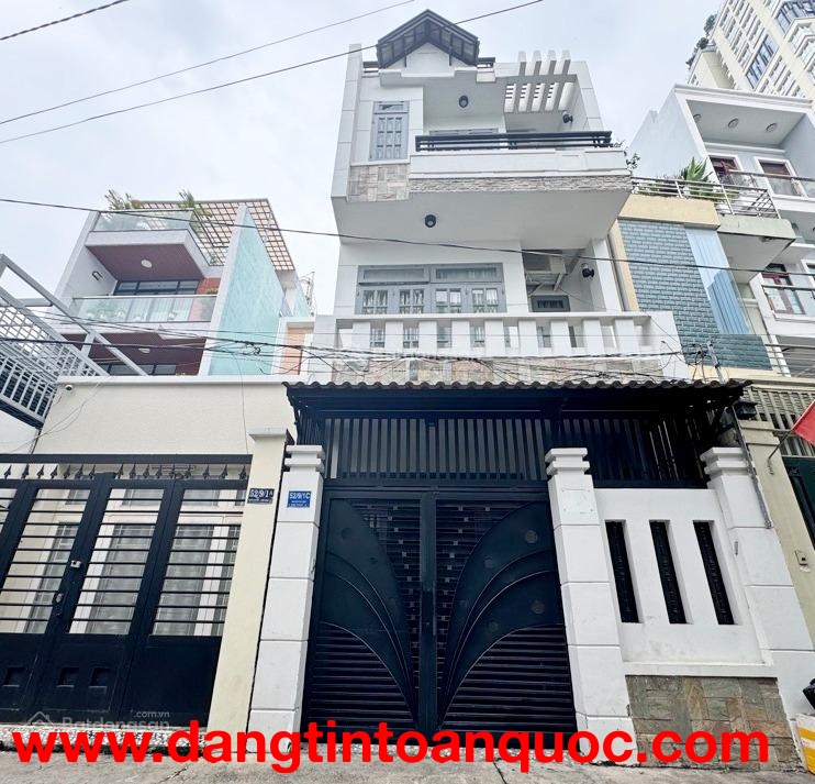 Bán nhà 4 tầng hẻm xe hơi Âu Dương Lân, ngang 4m, gần siêu thị Aeon Mall Quận 8- 0931172218