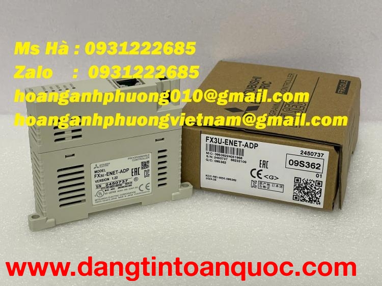 Mô đun giao tiếp ethernet FX3U-ENET-ADP mitsubishi - Bình Dương 
