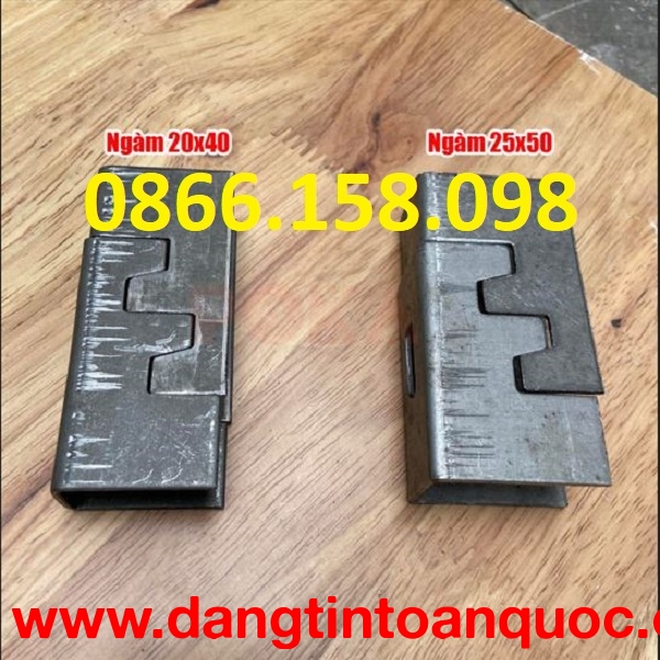 Các loại ngàm pát sắt răng cưa âm dương phổ biến