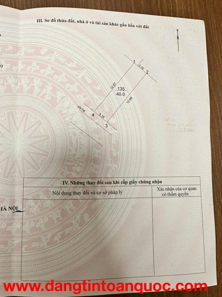 CHÍNH CHỦ CẦN BÁN 40 M2 TÁI ĐỊNH CƯ GIA LÂM, GIÁ 8.3 TỶ - LH 0985865658