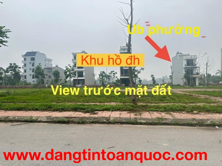 Chính chủ cần bán  đất khuôn viên khu hồ điều hoà - TP Bắc Giang, tỉnh Bắc Giang