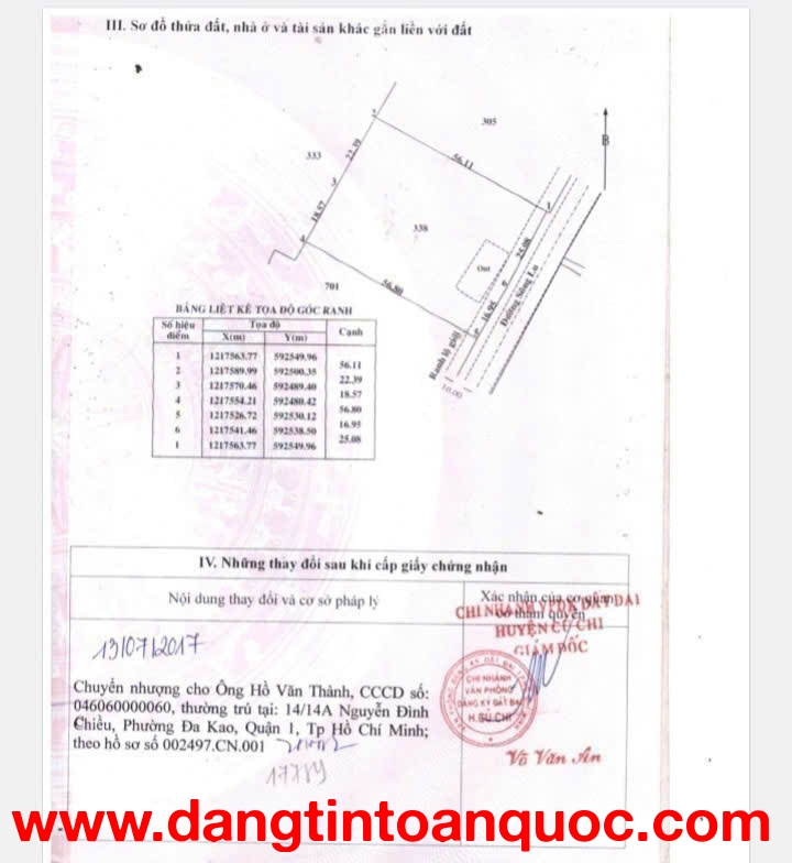 NGỘP BANK – GIẢM SÂU 11 TỶ – ĐẤT MẶT TIỀN SÔNG LU, TRUNG AN CỦ CHI