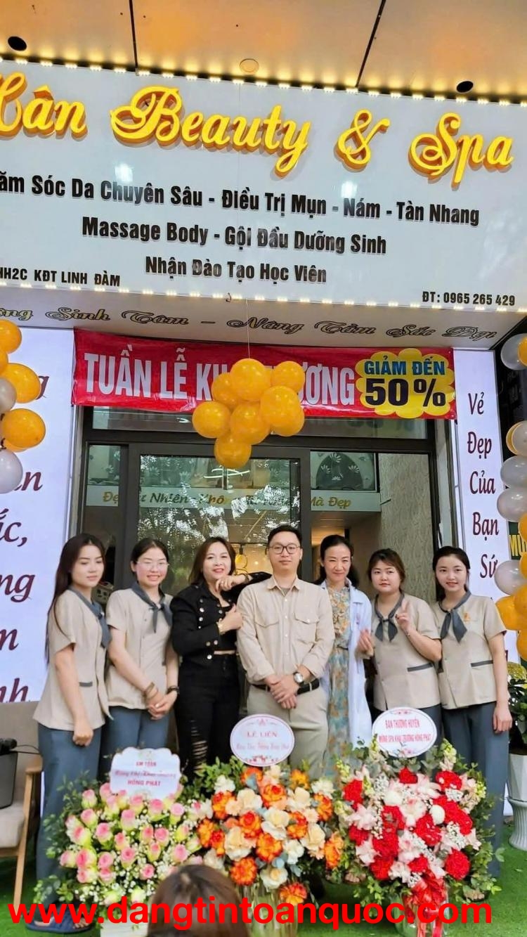 CHÍNH CHỦ SANG NHƯỢNG SPA – VÀO LÀ LÀM NGAY Vị trí: Quận Hoàng Mai – Hà Nội