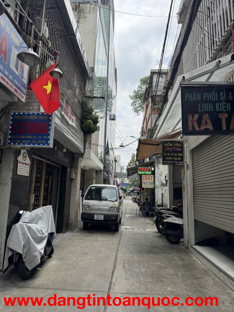 Quận 10-Mặt tiền 4 tầng,Hẻm Ôtô Ngay nhà Nguyễn Tri Phương Thông Ra 3Tháng2_12.5Tỷ TL