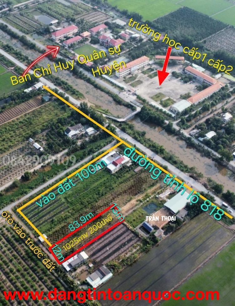 SIÊU PHẨM ĐẤT VƯỜN THỔ CƯ – GIÁ TỐT NHẤT KHU VỰC THỦ THỪA