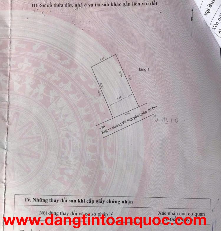 ????????Bán đất kiệt đường nhựa 2 Ô TÔ tránh K55 VÕ NGUYÊN GIÁP