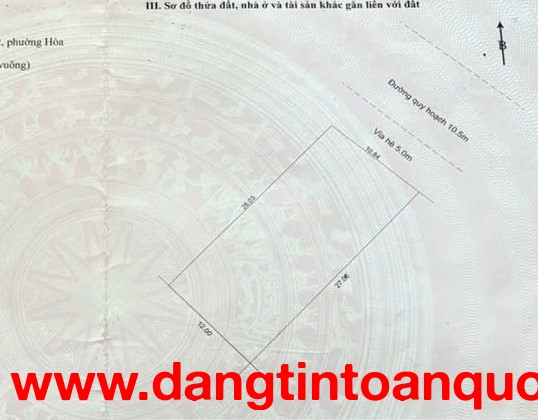 ????????Bán đất đường 10,5m LÊ SỸ - Sát sông  - kề lô góc - Vị trí đắc địa