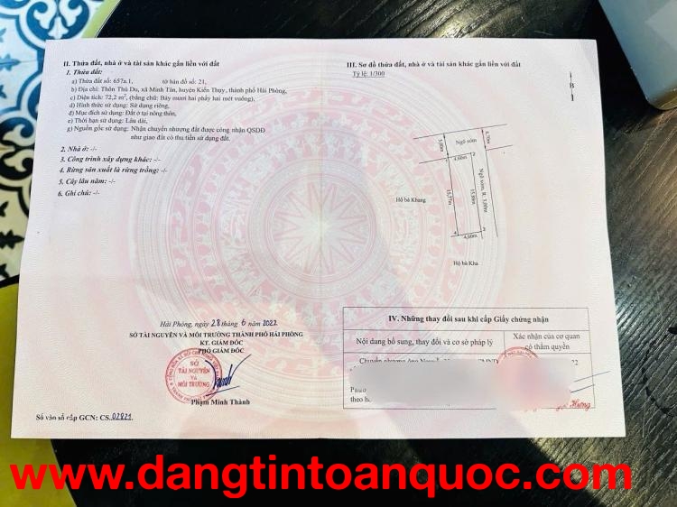 Lô góc đường Thu Du Minh Tân – 72,2m² – giá hiếm khu dân cư – thanh khoản tốt  ZALO 0567 222 555