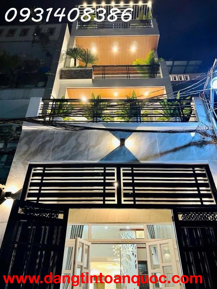 Nhà 4 tầng Phạm Văn Chiêu, Gò Vấp: 60m2, 3PN, sổ hồng, giá 8.5 tỷ thương lượng, vị trí đẹp, tiện ích