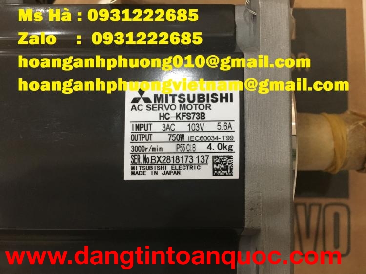 Cung cấp servo hàng mới -  mitsubishi HC-KFS73B - bh 12 tháng 