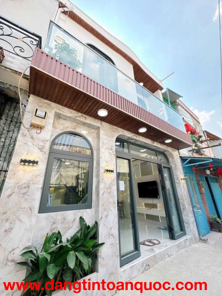 Giá 4ty290 - Nhá 2 tầng ngang 5m -  full nội thất - hẻm 3m - Huỳnh Tấn Phát -  Q7