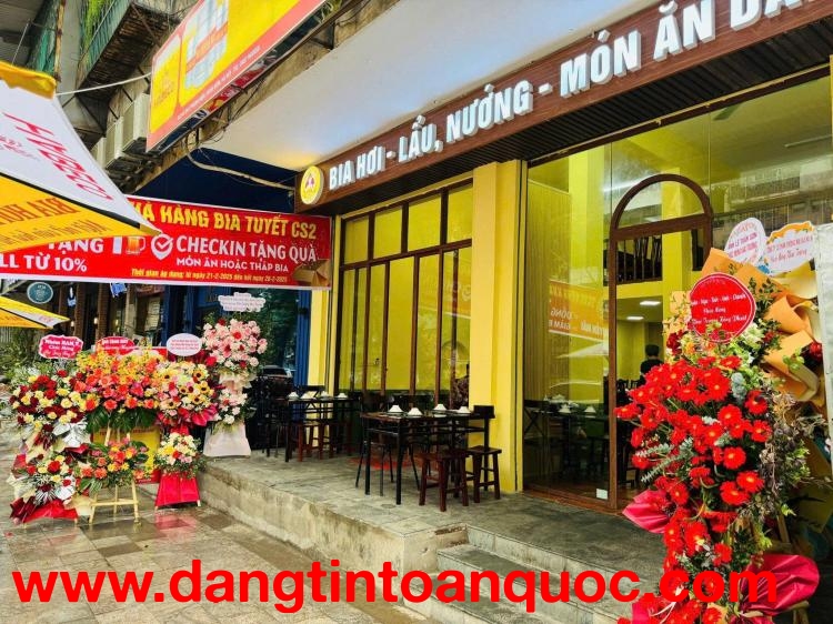 CẦN SANG NHƯỢNG NHÀ HÀNG TẠI KHU VỰC TRUNG TÂM QUẬN HOÀN KIẾM - VỊ TRÍ CỰC KỲ ĐẮC ĐỊA