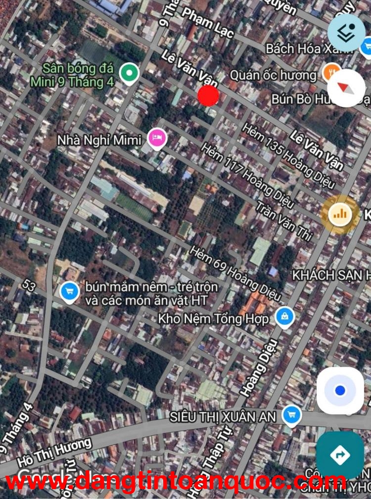 ĐẤT ĐẸP–GIÁ ĐẦU TƯ -CẦN BÁN LÔ ĐẤT MẶT TIỀN Đường Lê Văn Vận, P. Xuân Thanh, TP.Long Khánh,Đồng Nai