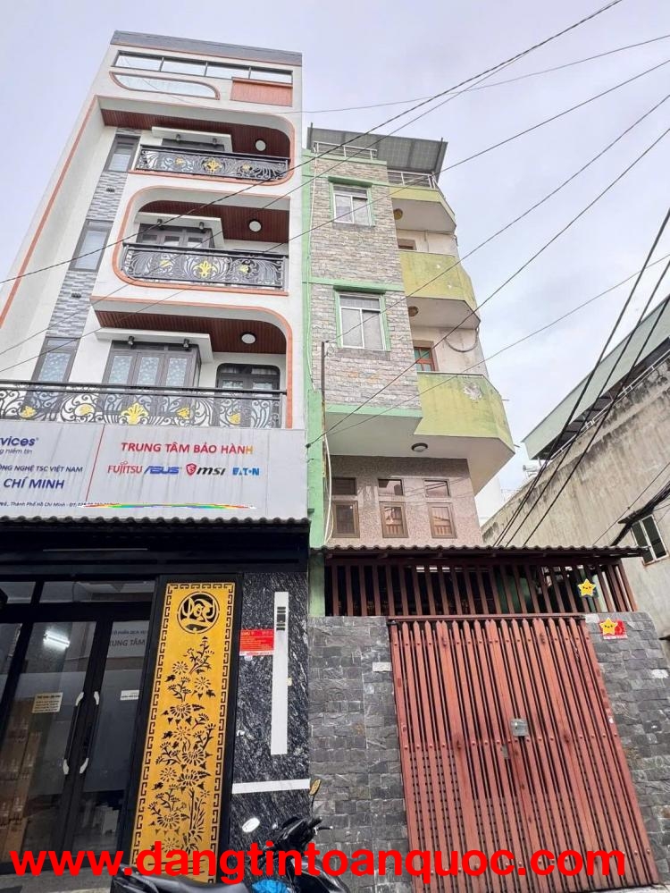 Bán nhà 4 Tầng, 4.1 × 12.3m  – Hẻm 6m Trịnh Đình Trọng, gần Đàm Sen – Chỉ 7.2 tỷ