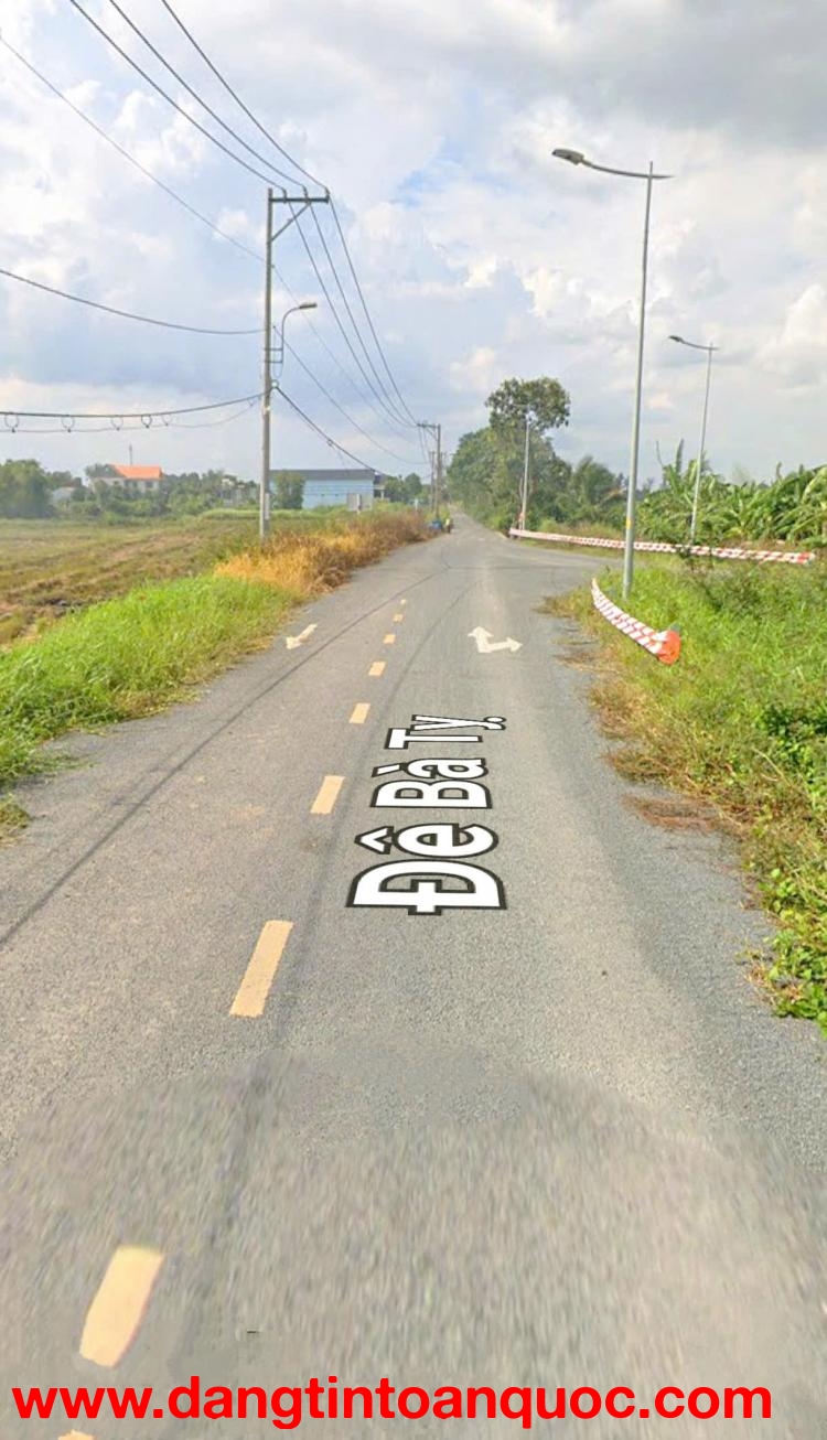 CẦN BÁN 655M2 ĐẤT THỔ CƯ MT ĐƯỜNG BÀ TỴ