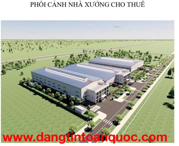 CHO THUÊ NHÀ XƯỞNG MỚI 100% - TRONG KHU CÔNG NGHIỆP CHÂU ĐỨC