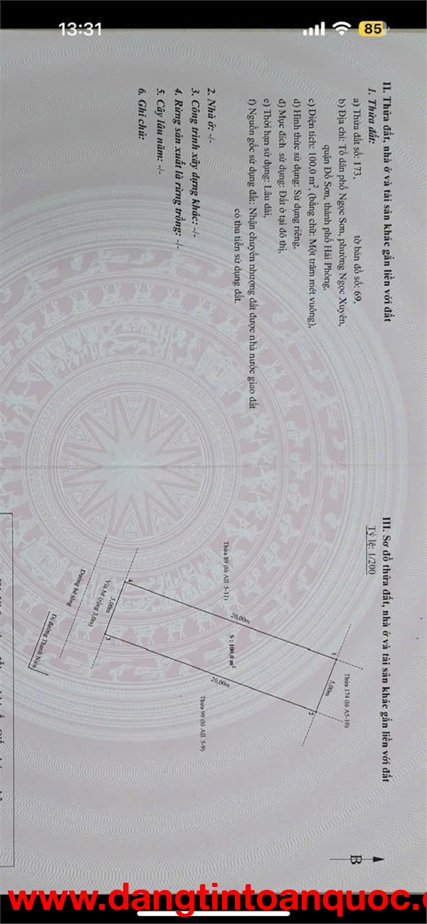 ĐẤT TUYẾN 2 ĐƯỜNG THANH NIÊN – ĐỒ SƠN  GIÁ 26,x TR/M²  QUỸ ĐẤT GẦN BIỂN – THANH KHOẢN TỐT  ZALO 0567