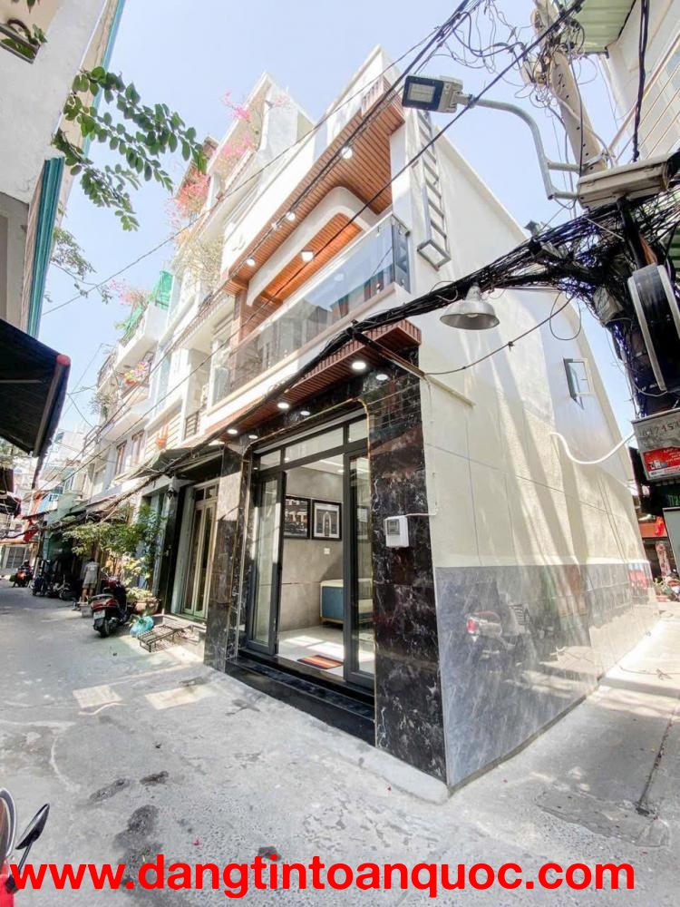 SIÊU PHẨM ĐÓN TẾT-GÓC 3 MẶT TIỀN HẺM (KO LỘ GIỚI) HXH Ngay Vòng Xoay Lê  Đại Hành-Bình Thới-7.4Tỷ