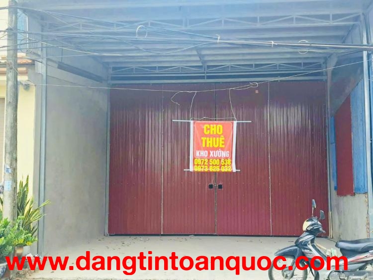 CHO THUÊ KHO MẶT ĐƯỜNG – PHÓ ĐỨC CHÍNH, THÔN NHƯ LÂN, XÃ LONG HƯNG,HƯNG YÊN ( cũ ) Nay LÀ NGHĨA TRỤ