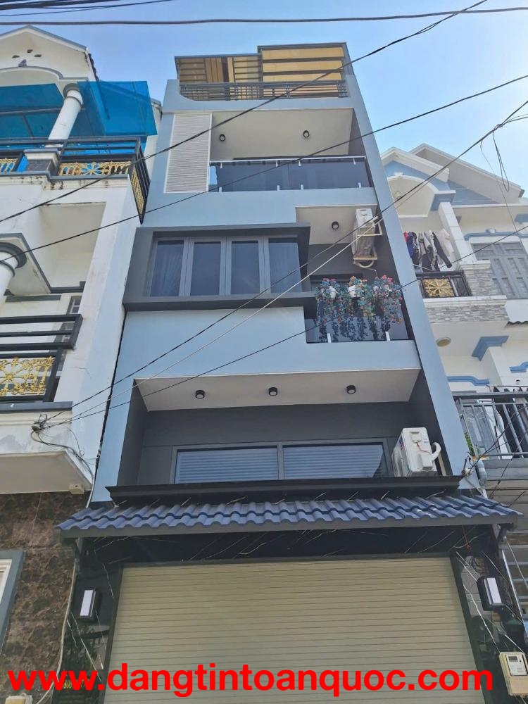 ???? NHÀ ĐẸP 5 TẦNG HXH HẺM XE HƠI – 1806 HUỲNH TẤN PHÁT, TT NHÀ BÈ – 5 TỶ 999 (TL) ????