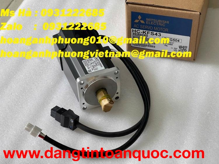 AC Servo motor HC-KFS43 mitsubishi 400W - giao hàng toàn quốc 
