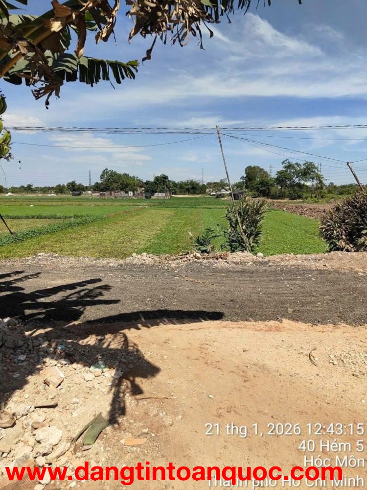 Bán đất xã Đông Thạnh - huyện hóc môn ,TPHCM