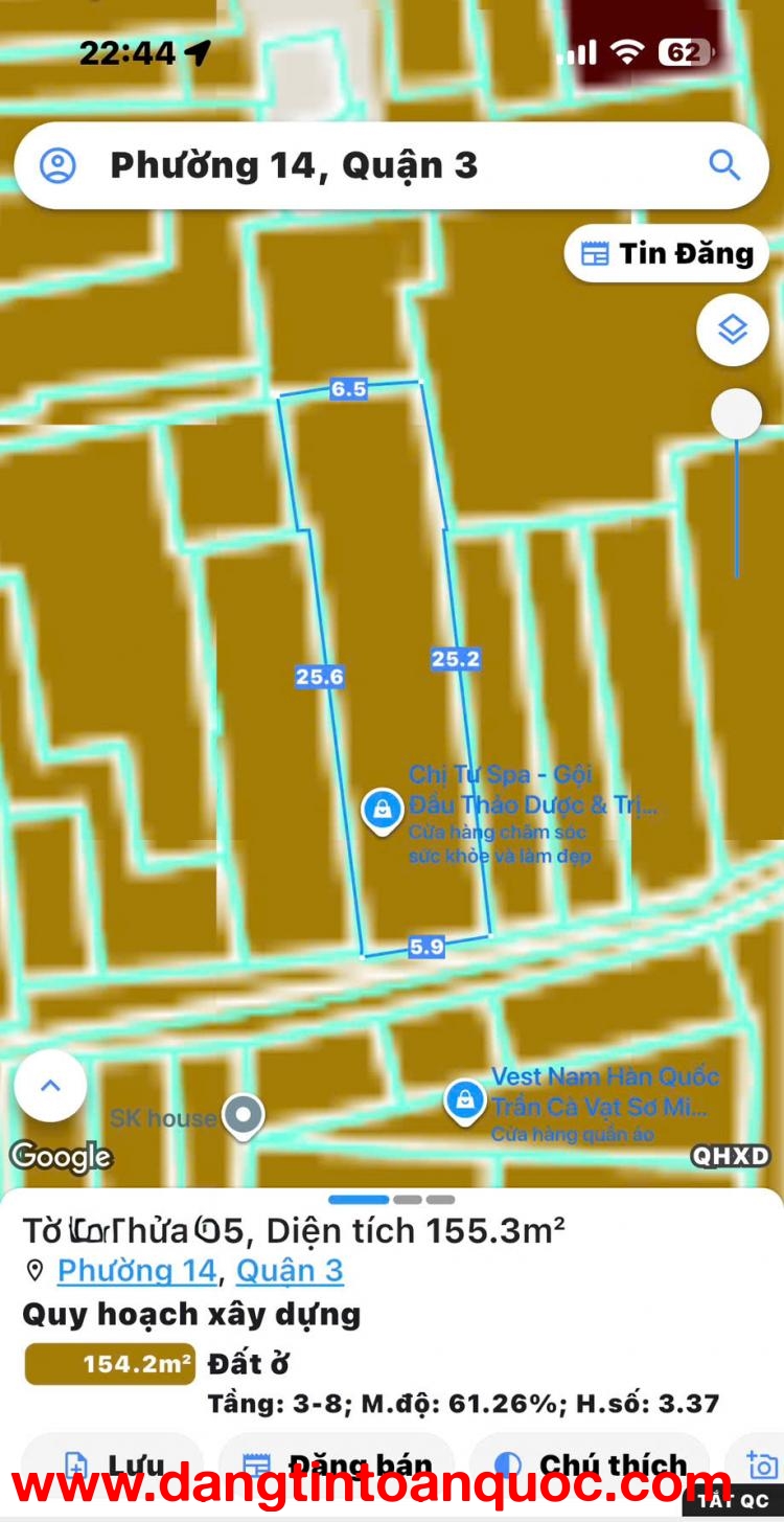 NGANG LỚN 6,5M*26M - BÁN NHÀ 2 TẦNG MẶT TIỀN HXH Đ.LÊ VĂN SỸ, QUẬN 3 - FULL THỔ CƯ - KHU DÂN TRÍ THỨ