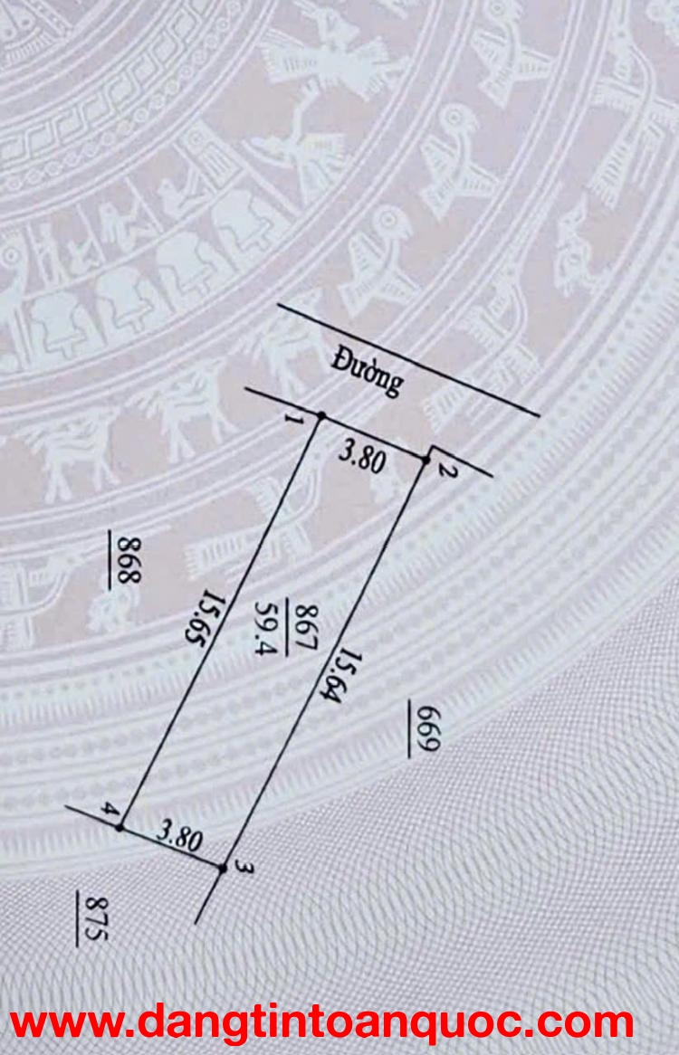 59.4M ĐƯỜNG THÔNG TỨ TUNG, Ô TÔ CHẠY TẠI ĐỨC GIANG - HOÀI ĐỨC - HÀ NỘI