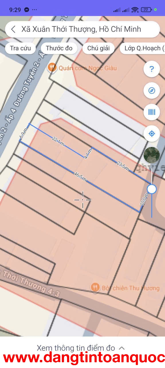 MTKD (7X46) MẶT TIỀN XUÂN THỚI THƯỢNG – ẤP 4, HÓC MÔN - GIÁ RẺ HIẾM