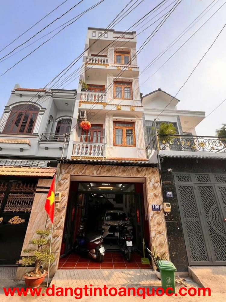 NHÀ 4 TẦNG MẶT TIỀN HIỆP THÀNH 5 – Q12 - NHÀ 4 TẦNG Ở & KINH DOANH