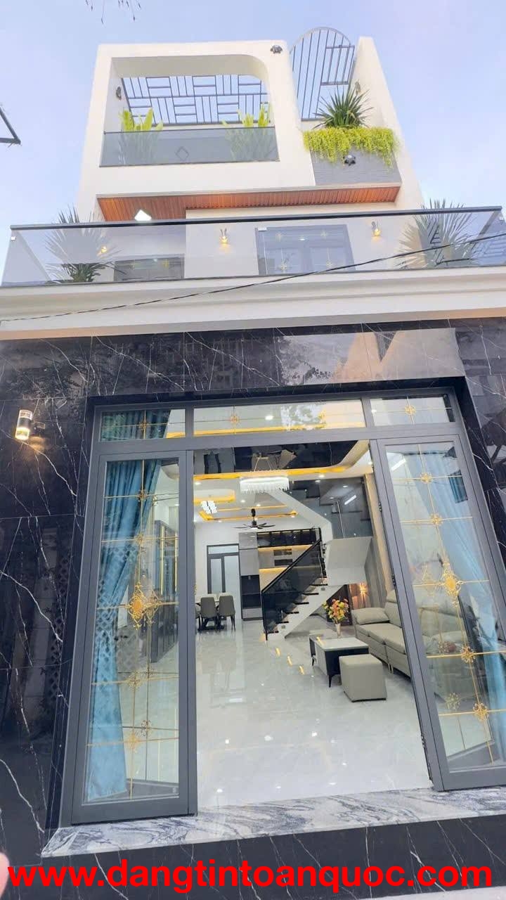 BÁN NHÀ 3 TẦNG SÂN THƯỢNG XÂY MỚI – DT 5M x 12M – GIÁ 5.55 TỶ – HUỲNH TẤN PHÁT, TT NHÀ BÈ