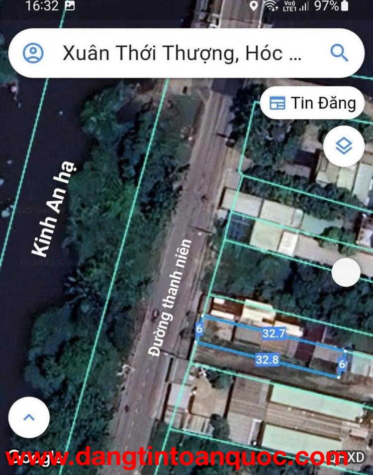 NHÀ NÁT (6x32) MẶT TIỀN THANH NIÊN – BÀ ĐIỂM, HÓC MÔN - GIÁ RẺ HIẾM