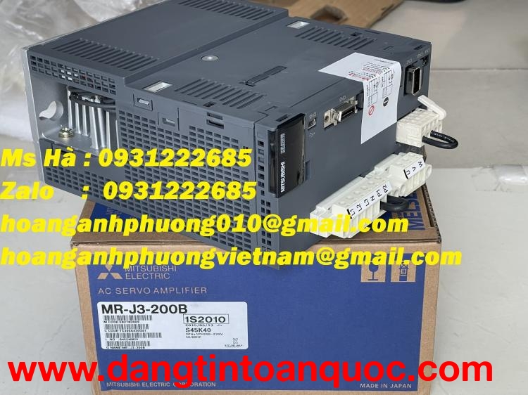 MR-J3-200B Bộ amplifier mitsubishi 2kW - bảo hành 12 tháng 