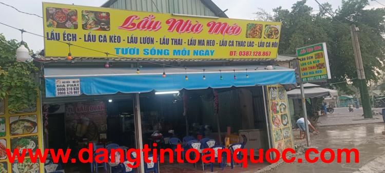 SANG HẾT QUÁN – MẶT BẰNG ĐẸP NGÃ BA – CHỈ 45 TRIỆU TẠI TÂN HIỆP - BÌNH DƯƠNG