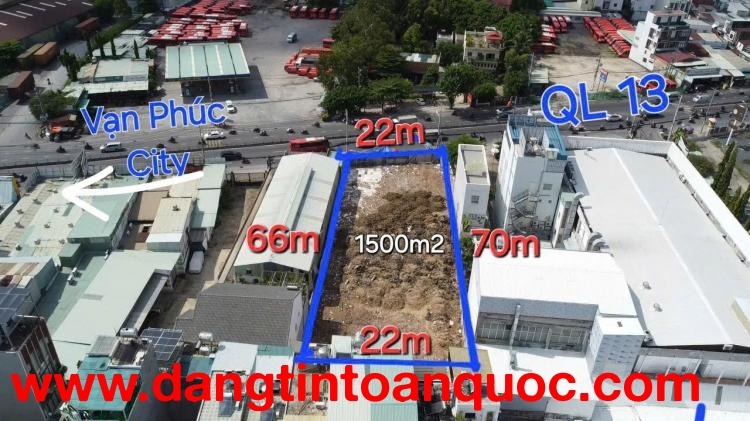 Bán Lô Đất Lớn Mặt Tiền Quốc Lộ 13, Hiệp Bình Phước - TP Thủ Đức, Hồ Chí Minh