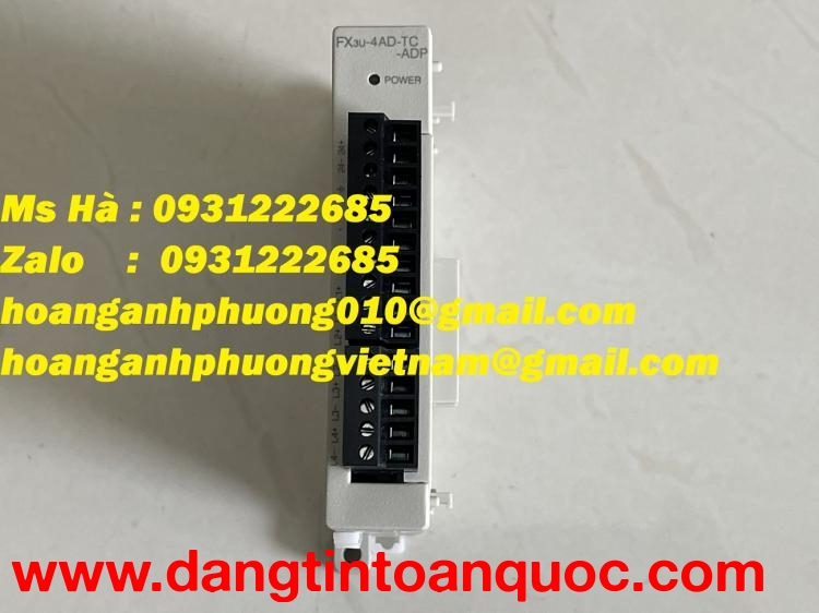Cần bán mô đun nhiệt độ dòng mitsubishi FX3U-4AD-TC-ADP 