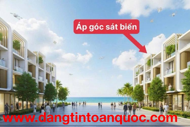 MỞ CỬA LÀ THẤY BIỂN – BƯỚC RA LÀ TẮM BIỂN  – VINHOMES GREEN PARADISE CẦN GIỜ – NHÀ PHỐ 4 TẦNG – RẺ C