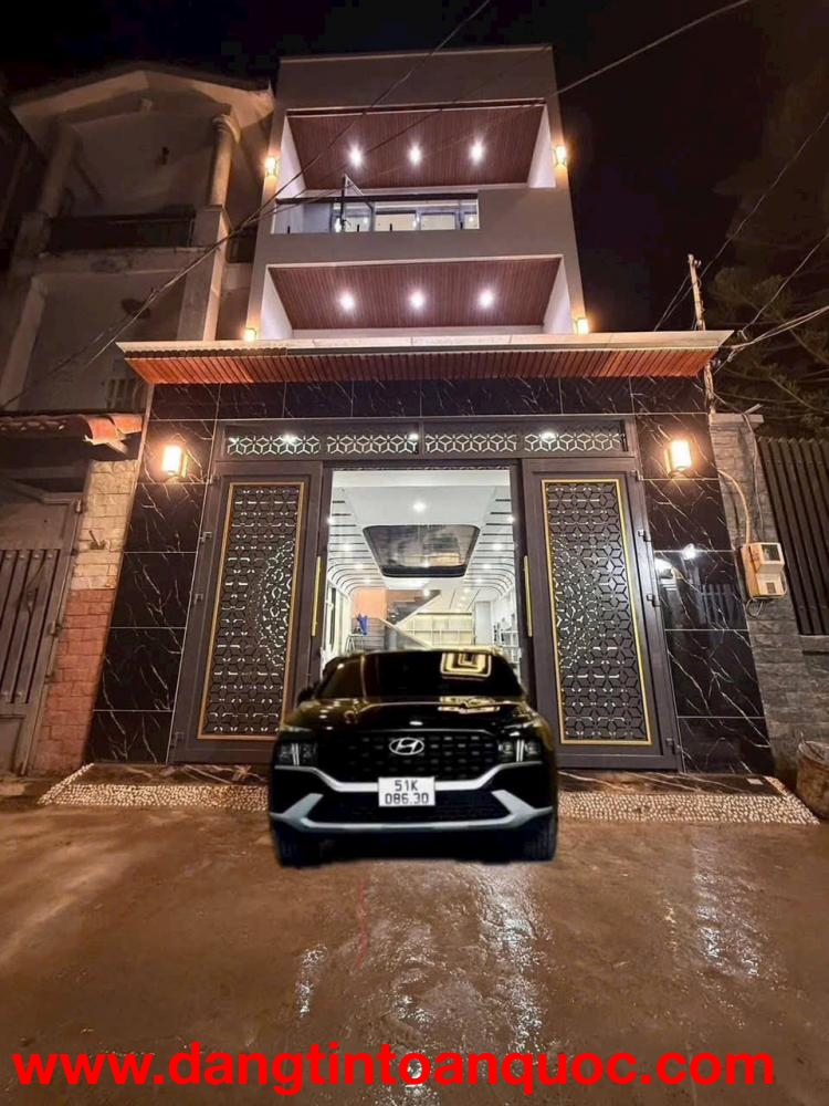 NHÀ KẾ QUẬN 7 – MT HẺM THÔNG – Ô TÔ NGỦ TRONG NHÀ – FULL NỘI THẤT