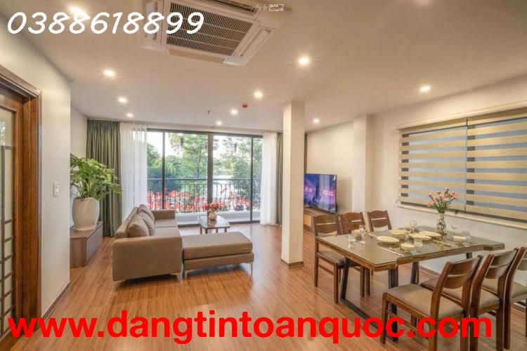 BÁN TOÀ NHÀ MẶT HỒ TÂY 130Mx8T, MT6M - LÔ GÓC - THANG MÁY - CHO TÂY THUÊ DÒNG TIỀN 150TR/TH