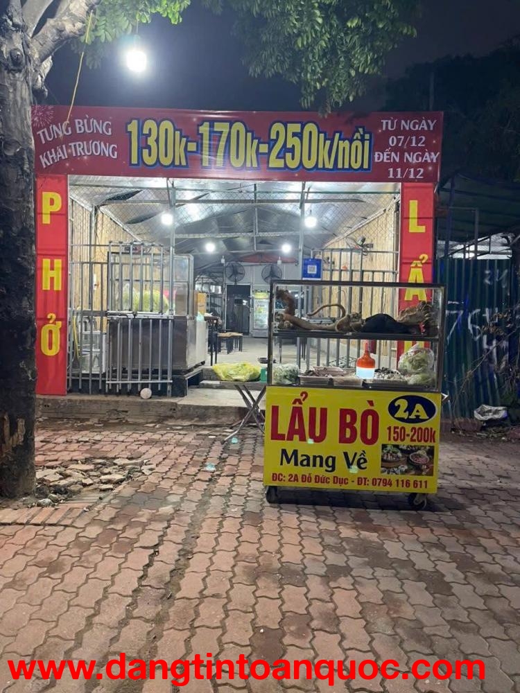 CHÍNH CHỦ CHO THUÊ CỬA HÀNG KINH DOANH MÙA TẾT TẠI NAM TỪ LIÊM, HÀ NỘI – VÀO LÀ BÁN NGAY