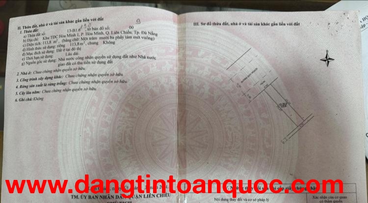 Bán nhà C4 đường 10,5m Trần Đình Tri - cách biển chỉ 50m