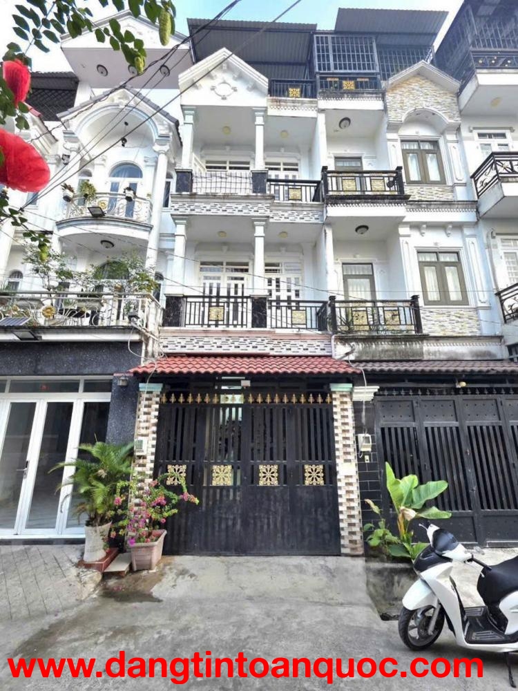 BÁN NHÀ 4 TẦNG HẺM 6M - XE HƠI ĐẬU TRƯỚC NHÀ - ĐÀO TÔNG NGUYÊN, NHÀ BÈ - 5 TỶ 950 TRIỆU