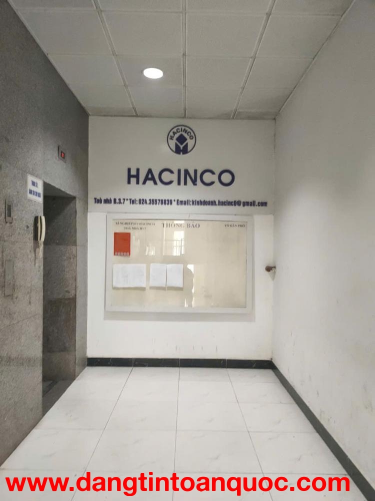CHO THUÊ CĂN HỘ HACINCO LÊ VĂN LƯƠNG – TÒA B3.7