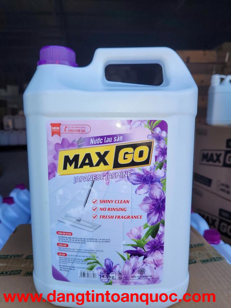 lau sàn sả chanh, hoa nhài mùi cực dễ chịu, khử khuẩn