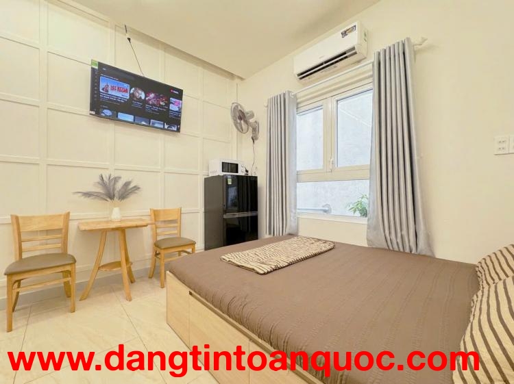 PASS CĂN HỘ DỊCH VỤ FULL NỘI THẤT – CÓ THANG MÁY – GẦN Q1, Q3, BÌNH THẠNH,TPHCM